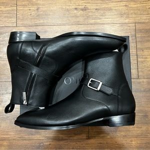 Leather Madrid strap boots by Oro Los Angeles.